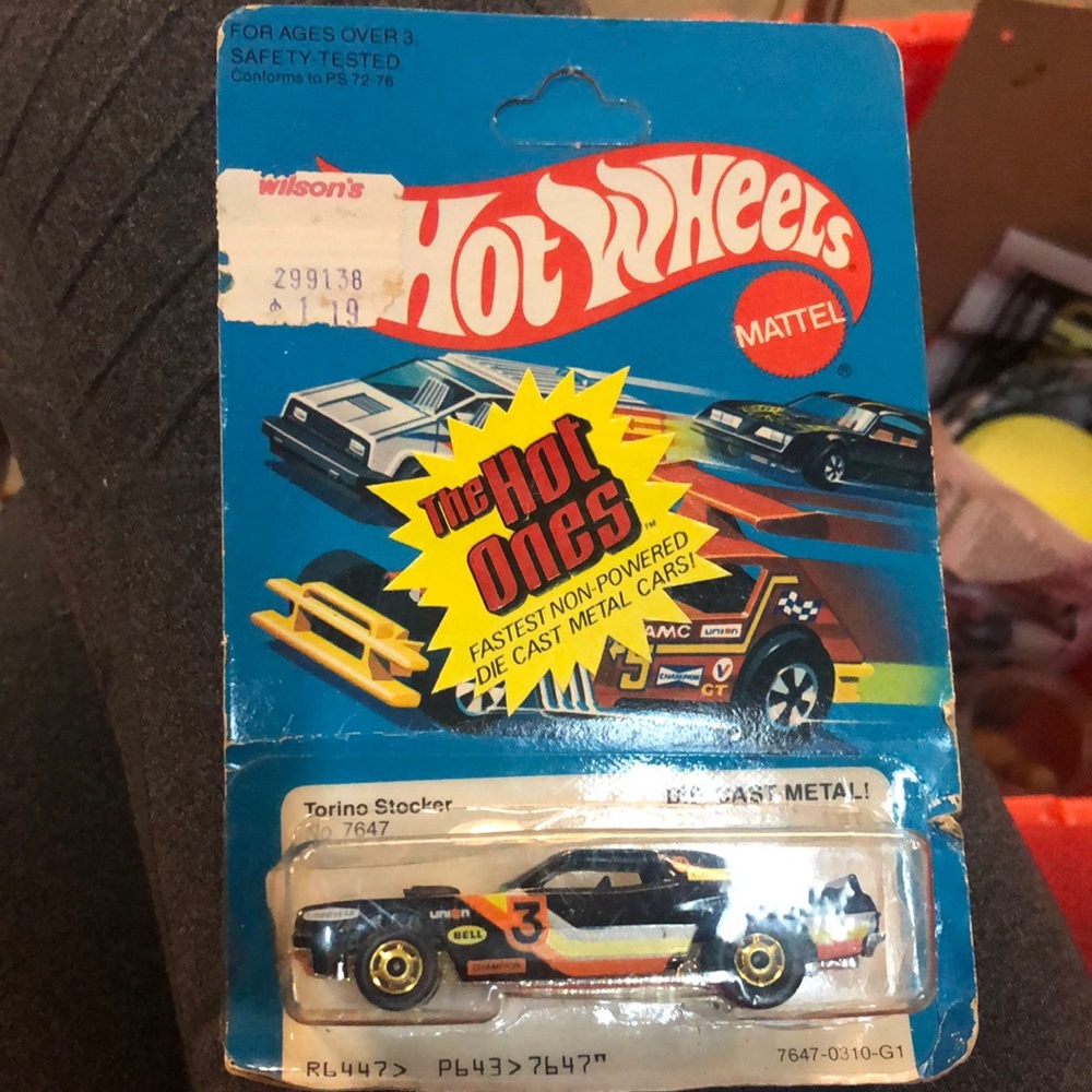 Vintage NIP Hot wheels 1974 Torino Stocker car